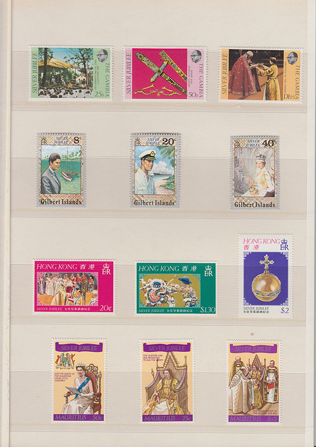 エリザベス女王即位25周年記念コレクション - 日本切手・外国切手の 