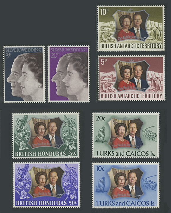 英国王室銀婚式記念切手コレクション - 日本切手・外国切手の販売