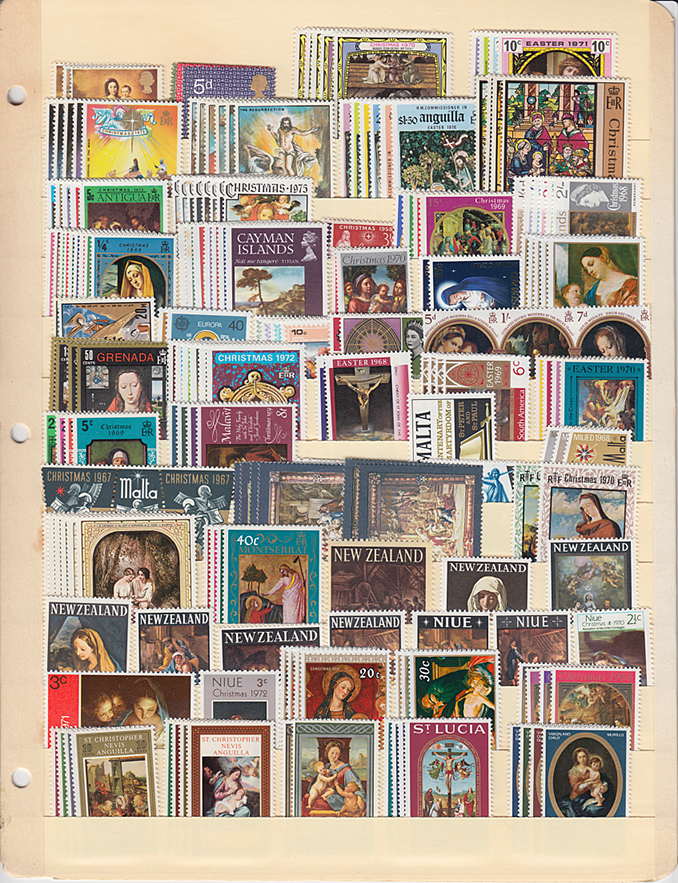 外国切手テーマ別コレクション・キリスト教320種 - 日本切手・外国切手の販売・趣味の切手専門店マルメイト