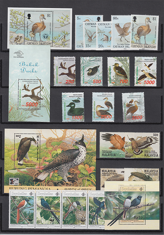 海外「鳥」切手コレクション - 日本切手・外国切手の販売・趣味の切手 