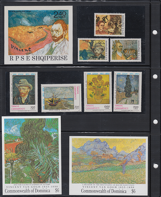 29129現品限り 外国切手未使用 フランス発行美術シロクマ1種揃 印刷物 