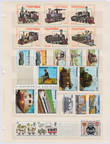 海外鉄道切手コレクション