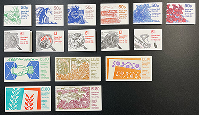 イギリス切手帳48種