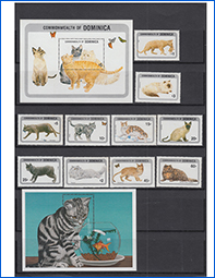 海外「猫切手」コレクション