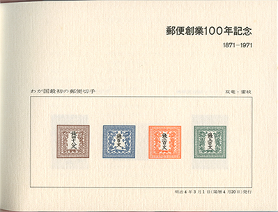スーベニアカード郵便創業100年記念