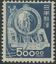 昭和透無 汽車500円 | 普通切手,昭和透無 | 趣味の切手専門店・マルメイト