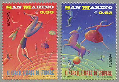 2002年ヨーロッパ切手2種