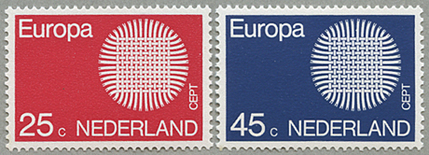 1970年ヨーロッパ切手2種