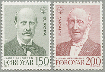 1980年ヨーロッパ切手2種