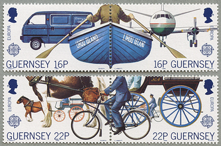 1988年ヨーロッパ切手4種