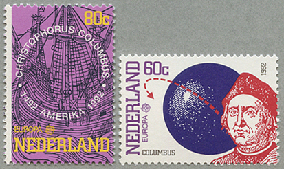1992年ヨーロッパ切手2種