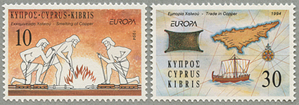 1994年ヨーロッパ切手2種