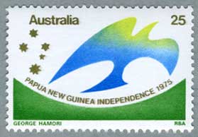 オーストラリア1975年青い鳥と南十字星