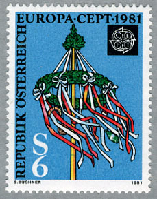オーストリア1981年ヨーロッパ切手