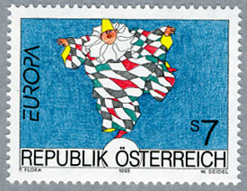 オーストリア1993年ヨーロッパ切手