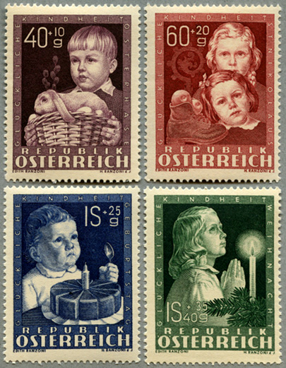 1949年子供の情景4種