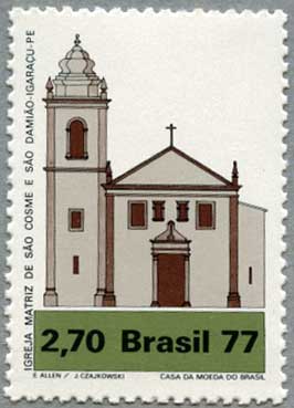 ブラジル1977年教会 ※わずかなシミ