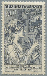 チェコスロバキア 1958年切手40年 - 日本切手・外国切手の販売・趣味の 