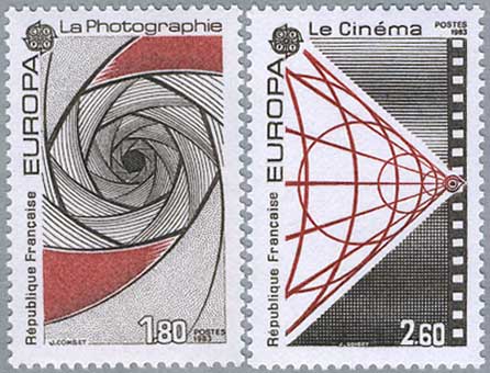 フランス1983年ヨーロッパ切手2種