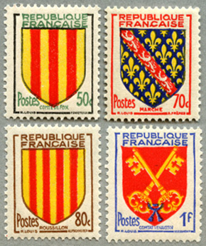 1955年紋章4種
