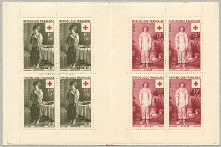 1956年赤十字切手帳