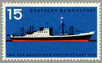 西ドイツ1957年貨物船