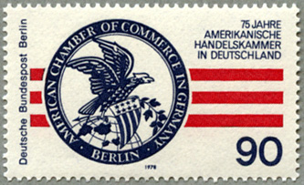 1978年在ドイツアメリカ商工会議所75年