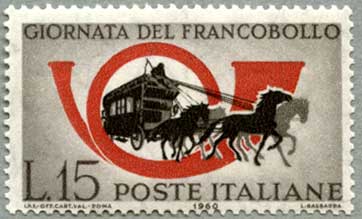 イタリア1960年切手の日