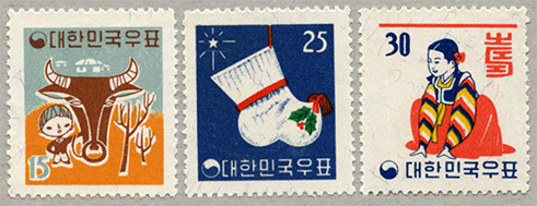 韓国1960年クリスマス3種