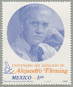 1981年細菌学者アレクサンダー・フレミング