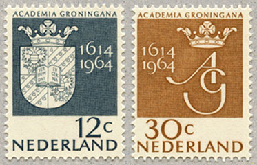 1964年Groningen大学350年2種