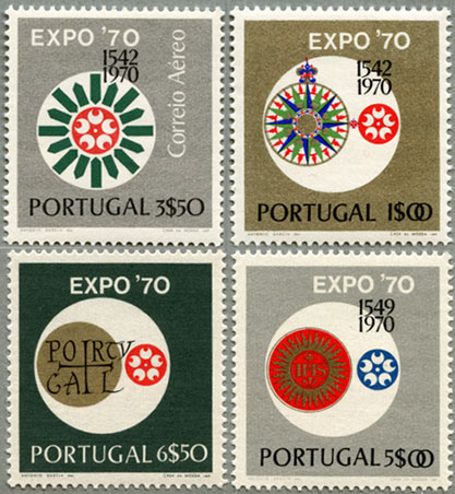 ポルトガル 1970年大阪万博4種 - 日本切手・外国切手の販売・趣味の
