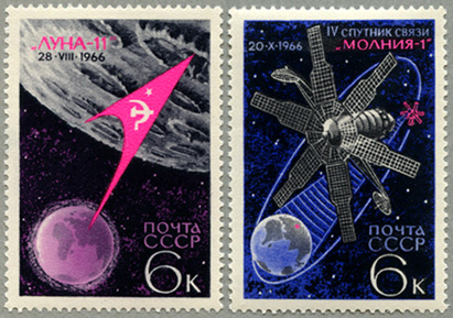 ロシア 1966年通信衛星Molniya1号など2種