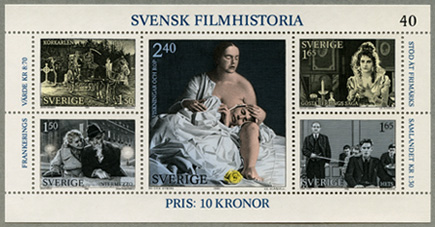 1981年スウェーデン映画小型シート