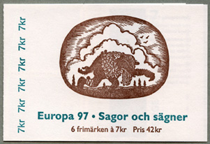1997年ヨーロッパ切手「トロール(妖精)と少年」