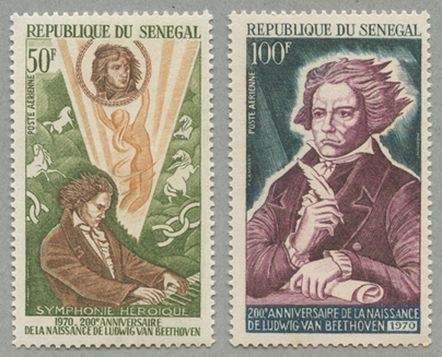 ベートーヴェン生誕200年２種 ※少シミ