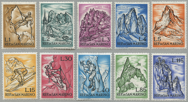 1962年登山10種