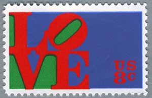 愛の切手LOVE