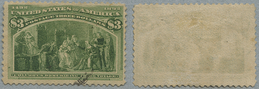 アメリカ 1893年世界コロンブス博覧会３ドル - 日本切手・外国切手の 