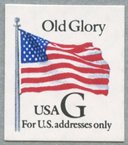 星条旗・ 黒G「For U.S.Address only」