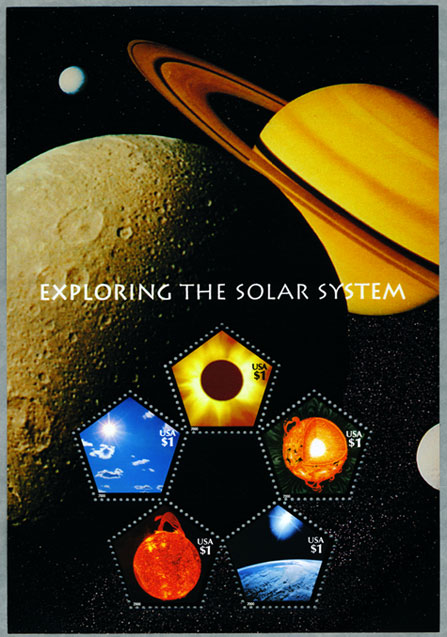 アメリカ2000年太陽系の探査小型シート