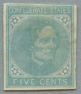 5c Jefferson Davis(no.1)